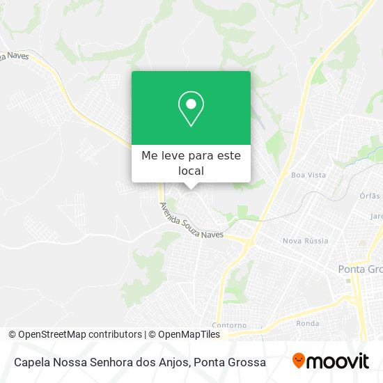 Capela Nossa Senhora dos Anjos mapa