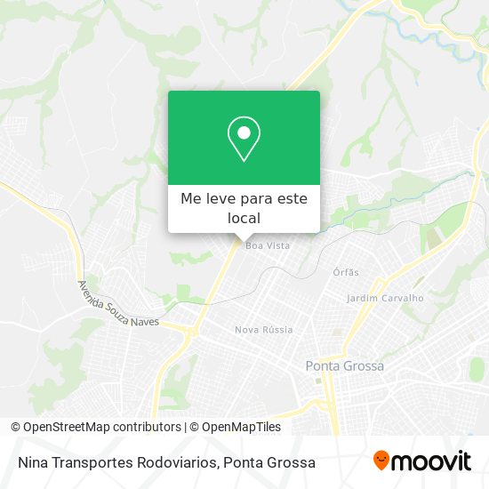 Nina Transportes Rodoviarios mapa
