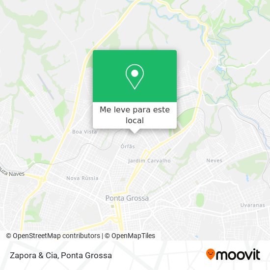 Zapora & Cia mapa