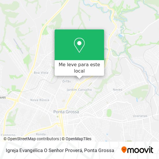 Igreja Evangélica O Senhor Proverá mapa