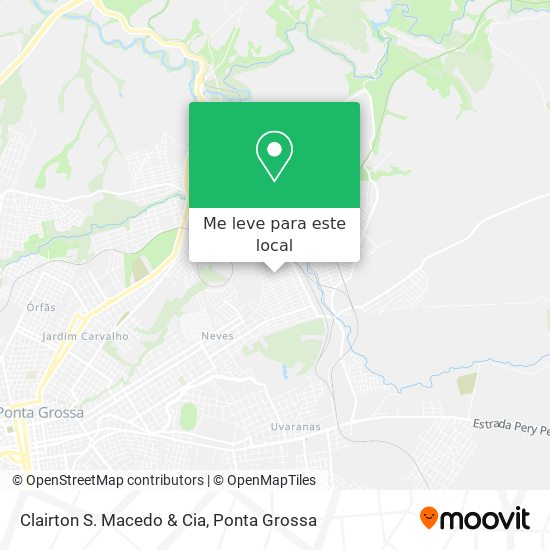 Clairton S. Macedo & Cia mapa