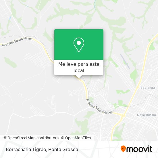 Borracharia Tigrão mapa