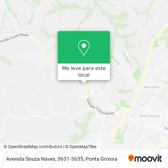 Avenida Souza Naves, 3631-3635 mapa