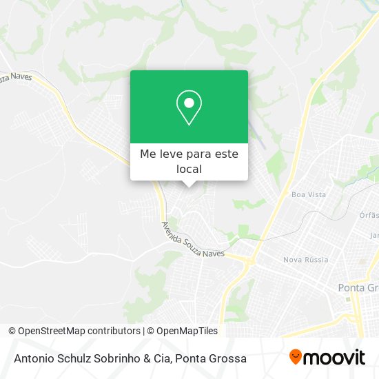 Antonio Schulz Sobrinho & Cia mapa