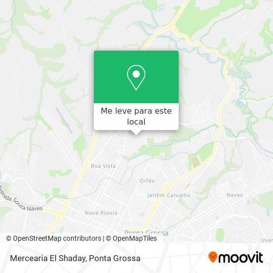 Mercearia El Shaday mapa