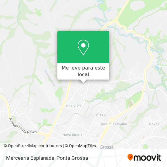 Mercearia Esplanada mapa
