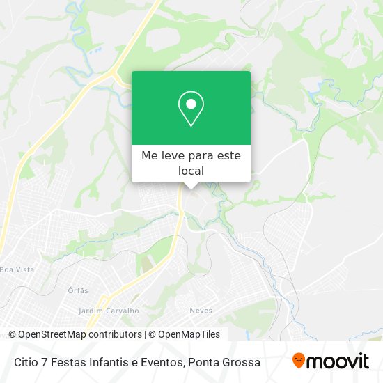Citio 7 Festas Infantis e Eventos mapa