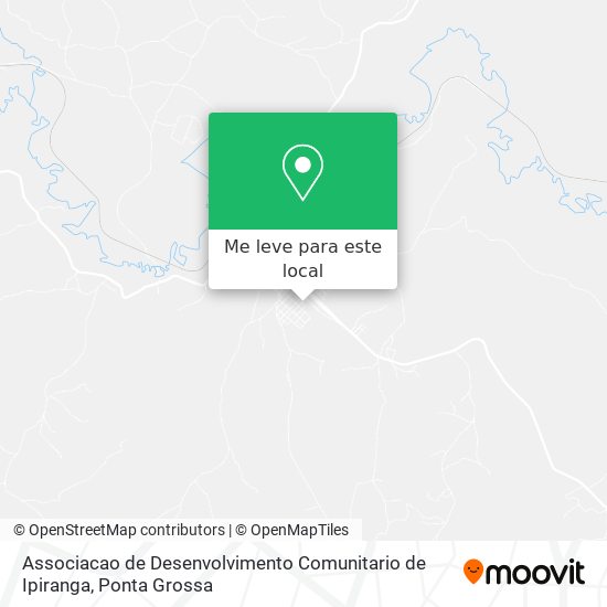 Associacao de Desenvolvimento Comunitario de Ipiranga mapa