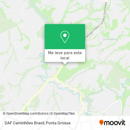 DAF Caminhões Brasil mapa