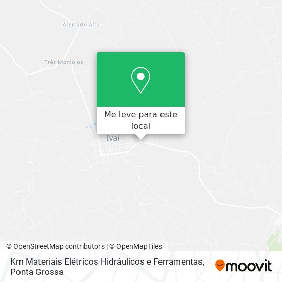 Km Materiais Elétricos Hidráulicos e Ferramentas mapa