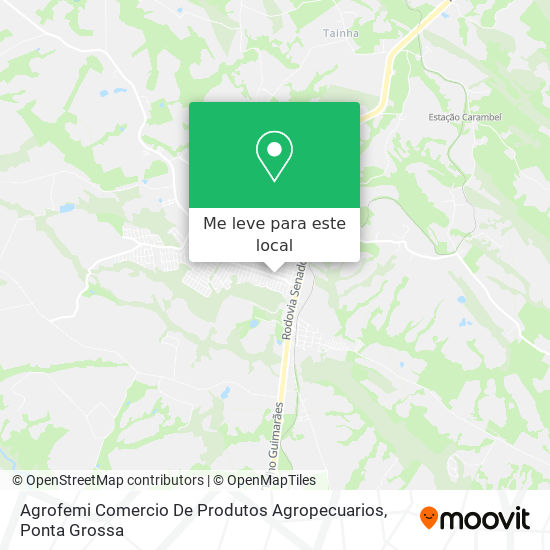 Agrofemi Comercio De Produtos Agropecuarios mapa