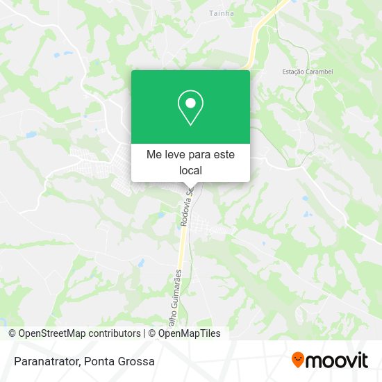Paranatrator mapa