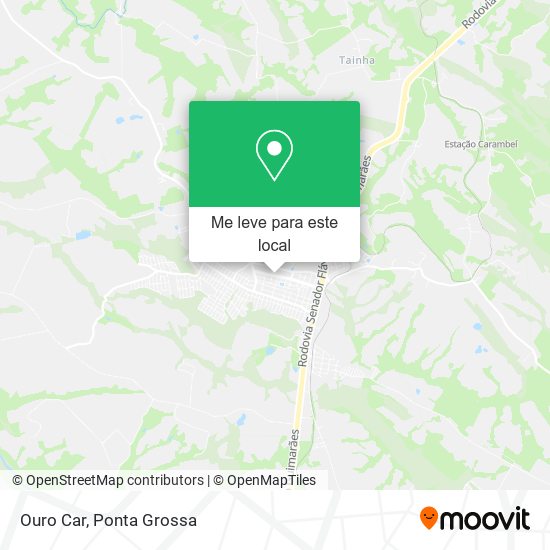 Ouro Car mapa