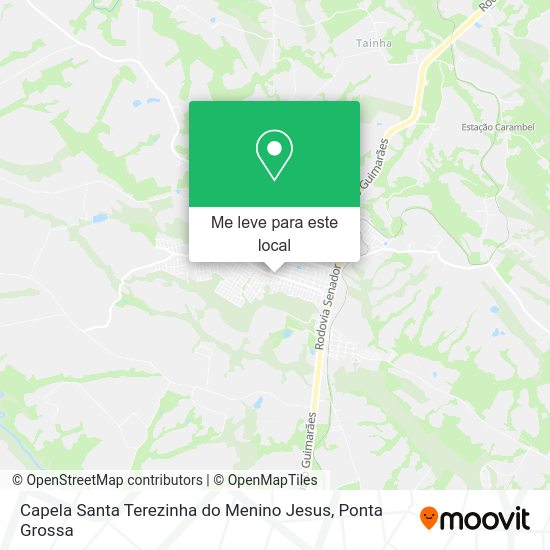 Capela Santa Terezinha do Menino Jesus mapa