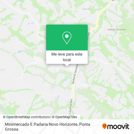 Minimercado E Padaria Novo Horizonte mapa