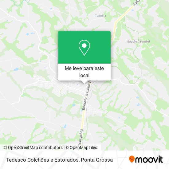 Tedesco Colchões e Estofados mapa