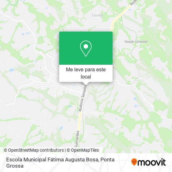 Escola Municipal Fátima Augusta Bosa mapa