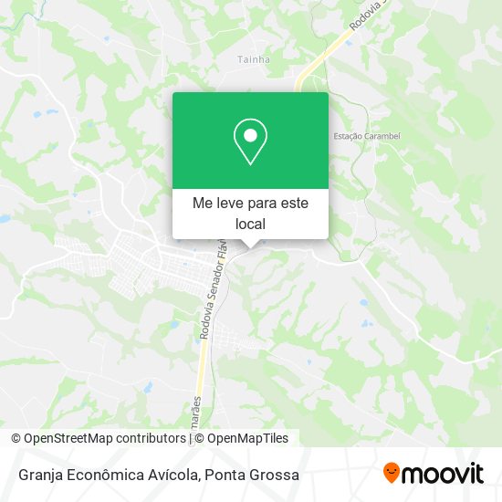 Granja Econômica Avícola mapa