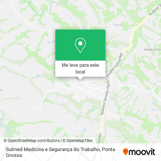 Sulmed Medicina e Segurança do Trabalho mapa