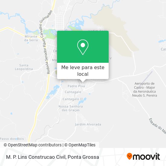 M. P. Lins Construcao Civil mapa