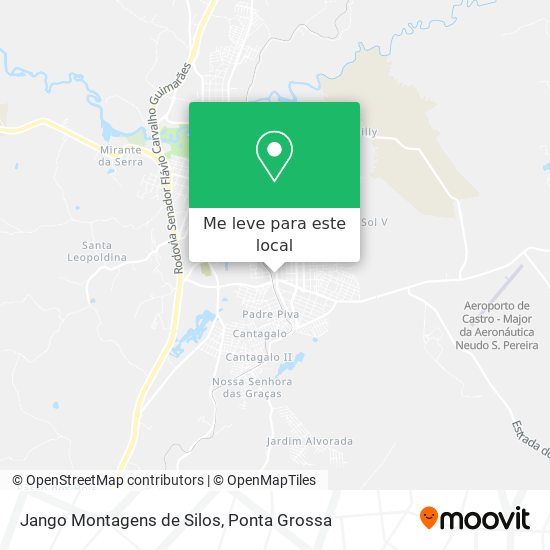 Jango Montagens de Silos mapa