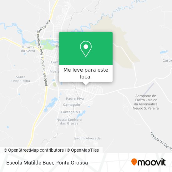 Escola Matilde Baer mapa