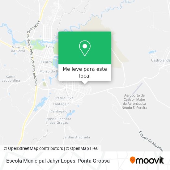 Escola Municipal Jahyr Lopes mapa