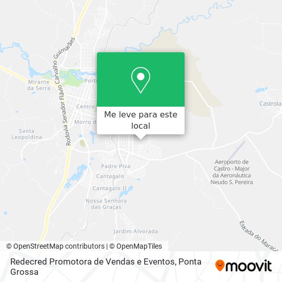 Redecred Promotora de Vendas e Eventos mapa