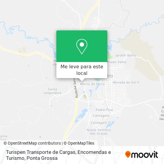 Turispen Transporte de Cargas, Encomendas e Turismo mapa