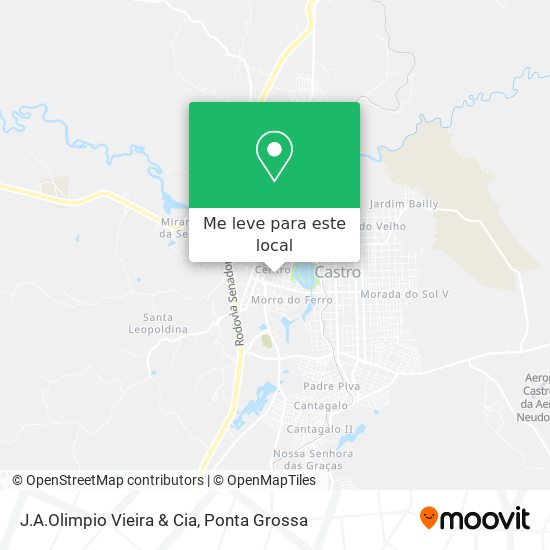 J.A.Olimpio Vieira & Cia mapa