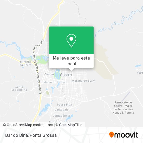 Bar do Dina mapa