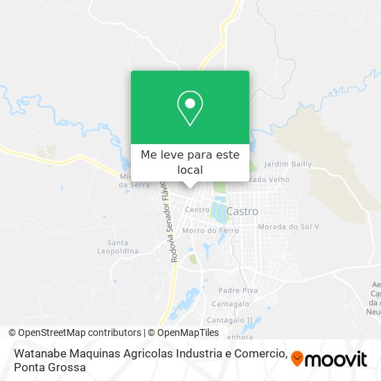 Watanabe Maquinas Agricolas Industria e Comercio mapa