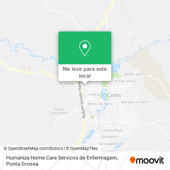 Humaniza Home Care Servicos de Enfermagem mapa