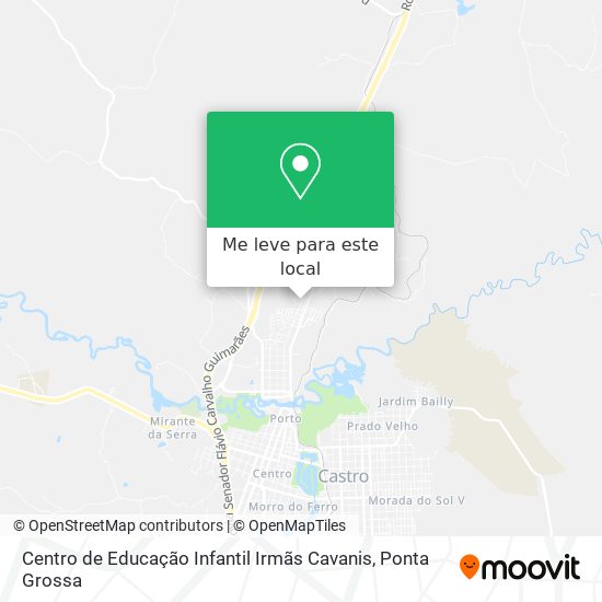 Centro de Educação Infantil Irmãs Cavanis mapa