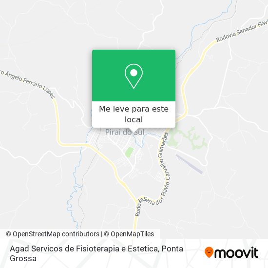 Agad Servicos de Fisioterapia e Estetica mapa