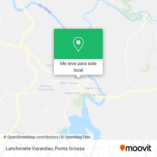 Lanchonete Varandao mapa