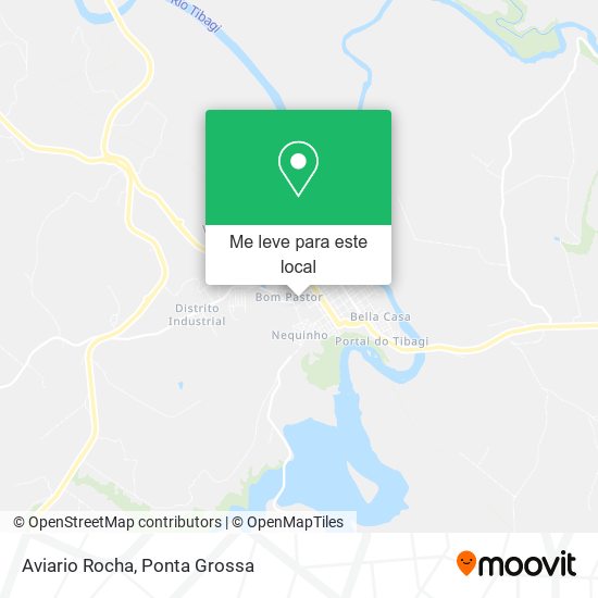 Aviario Rocha mapa