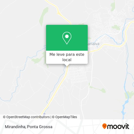 Mirandinha mapa