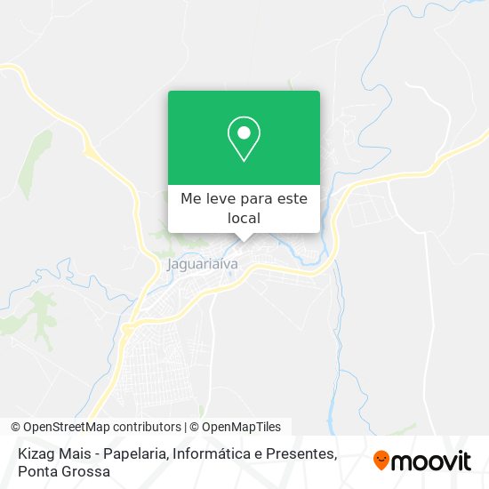 Kizag Mais - Papelaria, Informática e Presentes mapa