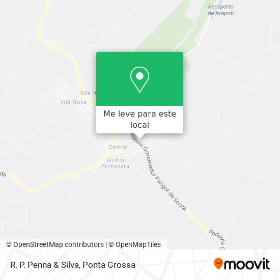 R. P. Penna & Silva mapa