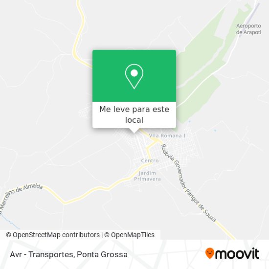 Avr - Transportes mapa