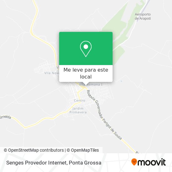Senges Provedor Internet mapa