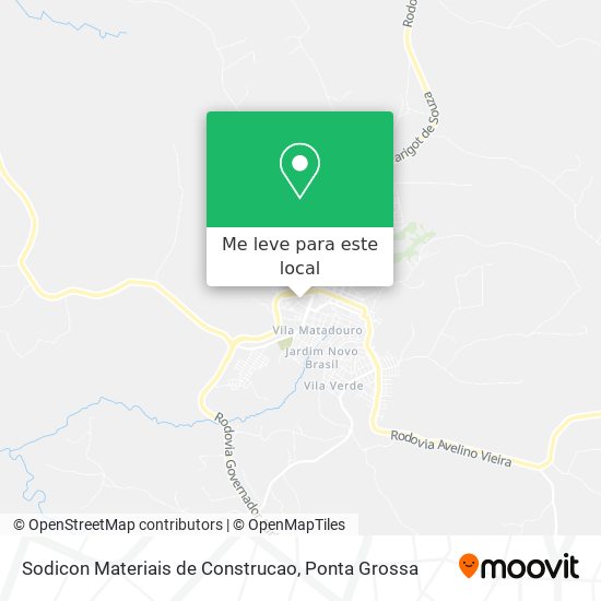 Sodicon Materiais de Construcao mapa