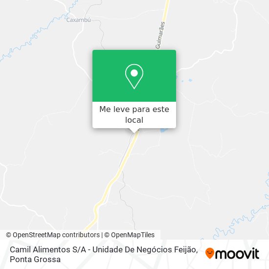 Camil Alimentos S / A - Unidade De Negócios Feijão mapa