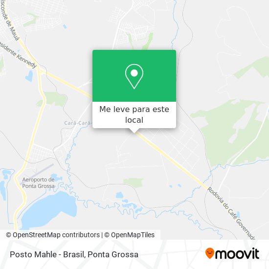 Posto Mahle - Brasil mapa