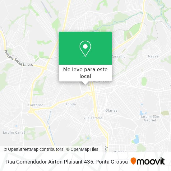 Rua Comendador Airton Plaisant 435 mapa