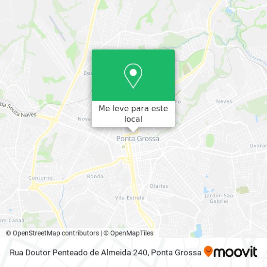 Rua Doutor Penteado de Almeida 240 mapa