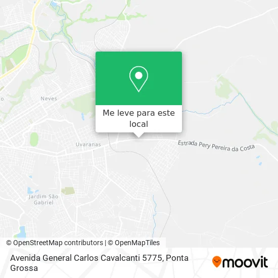 Avenida General Carlos Cavalcanti 5775 mapa