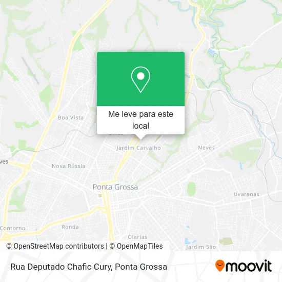 Rua Deputado Chafic Cury mapa