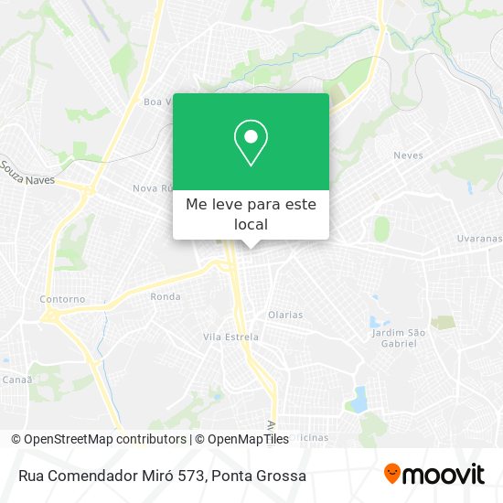 Rua Comendador Miró 573 mapa